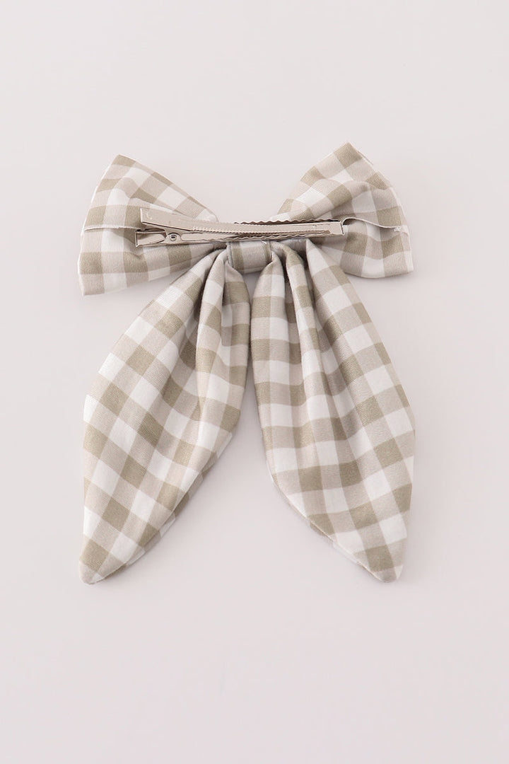 Grey Girl Hair Sailor Bow