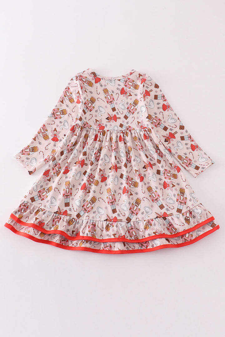 Red Nutcracker Girl Dress