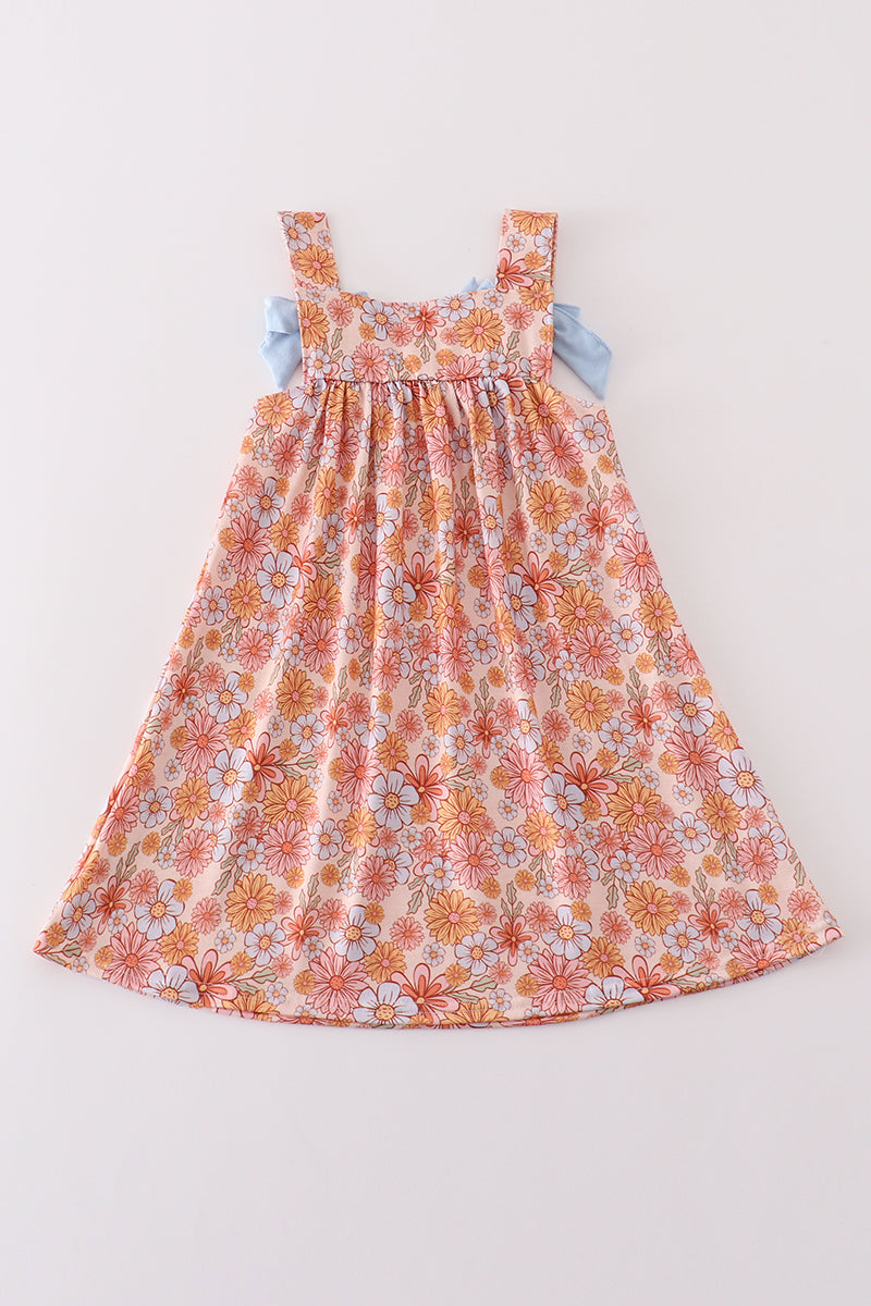 Floral Print Girl Dress