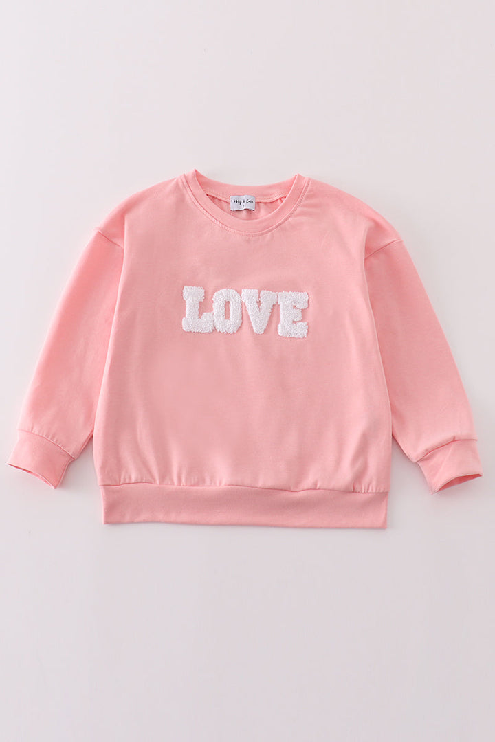 Valentine's Day Love French Knot Mom&me Top