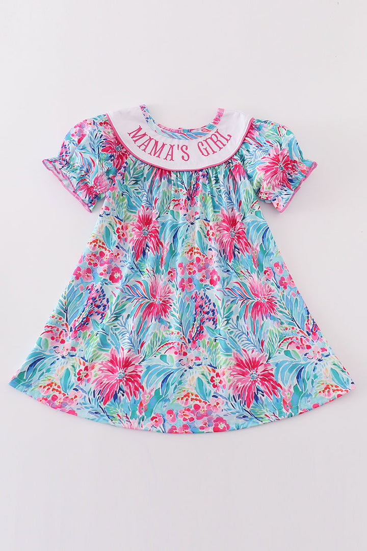 Pink Floral Bliss Mama's Girl Dress