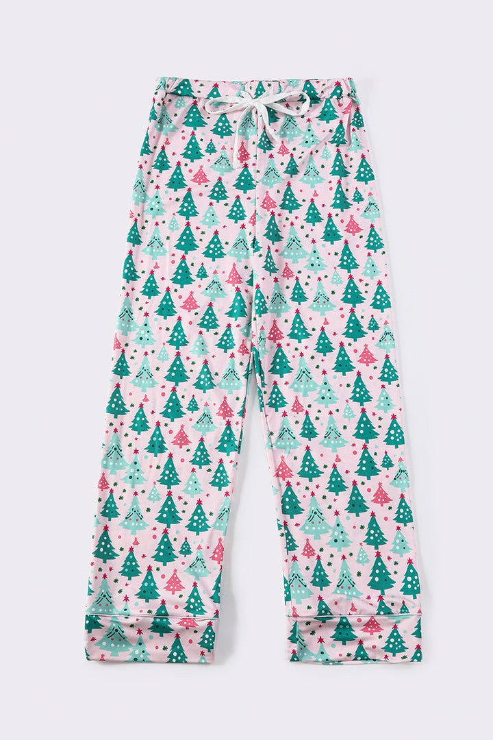 Christmas Tree Print Men Pajamas Pants