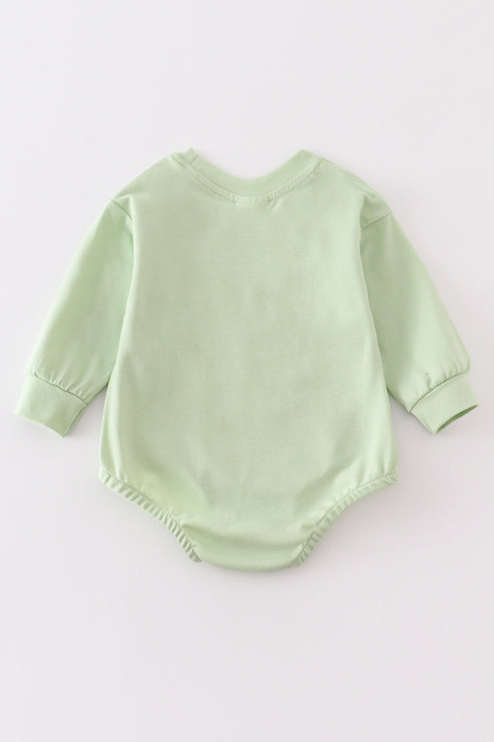 Green Pumpkin Baby Romper